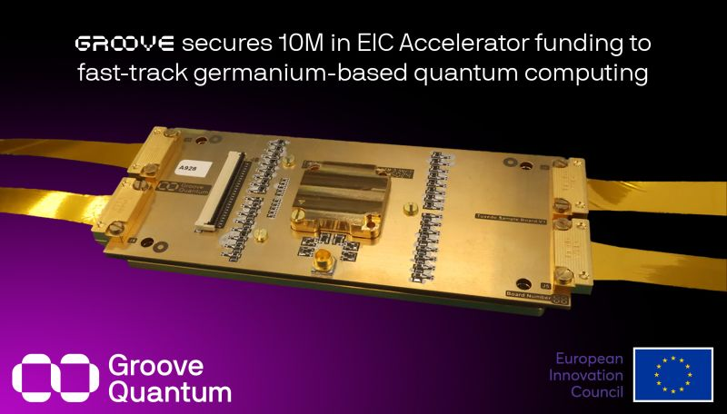 Groove Quantum تحصل على 10 ملايين يورو من مسرّع EIC الأوروبي