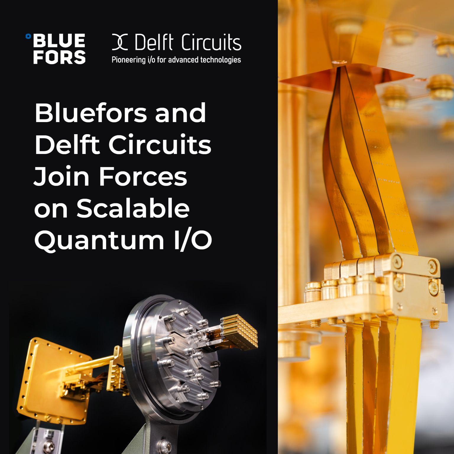 كابلات Cri/oFlex من Delft Circuits متكاملة مع أنظمة Bluefors