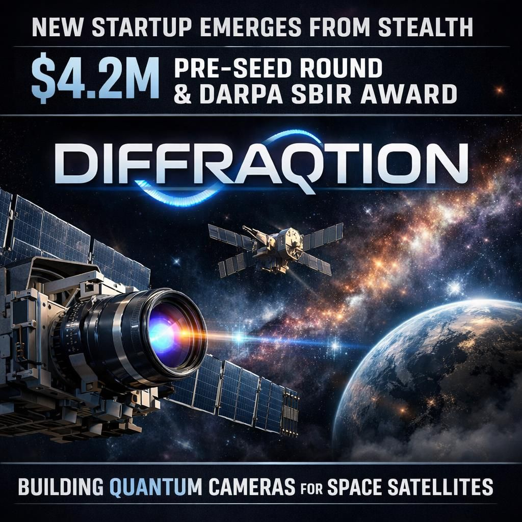 Diffraqtion تأمن 4.2 مليون دولار للتمويل الأولي لتجاوز الحدود البصرية في تصوير الفضاء