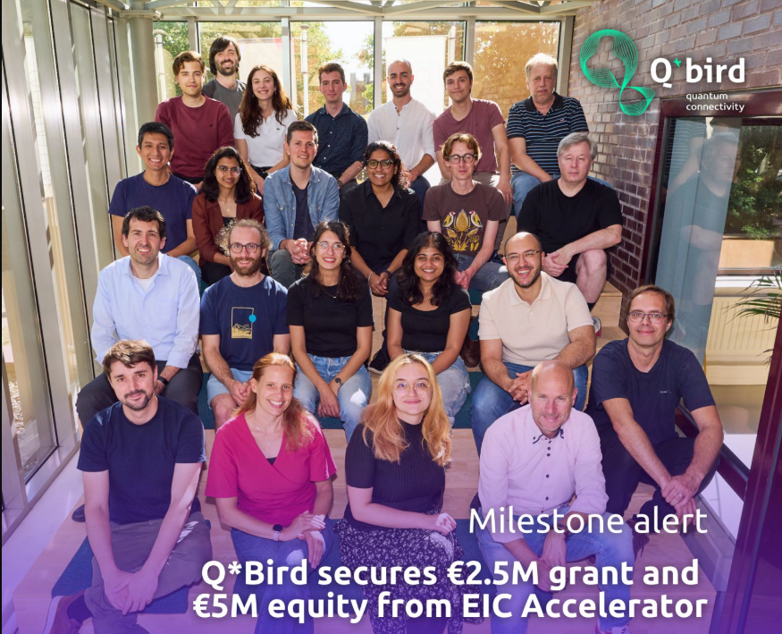 Q*Bird تأمين €7.5 Million ($8.75 Million USD) in Blended Finance from EIC Accelerator to Scale Quantum Secure Networks