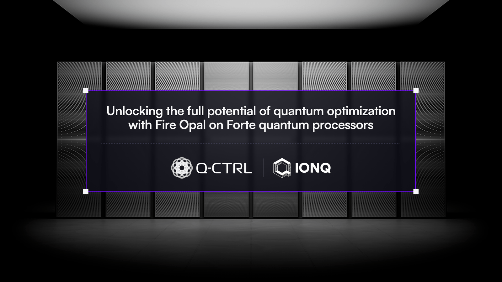 IonQ و Q-CTRL تدمجان Fire Opal لتحسين الخوارزميات الكمومية