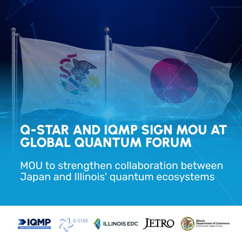 IQMP وQ-STAR توقعان اتفاقية لربط منظومتي الحوسبة الكمومية في إلينوي واليابان